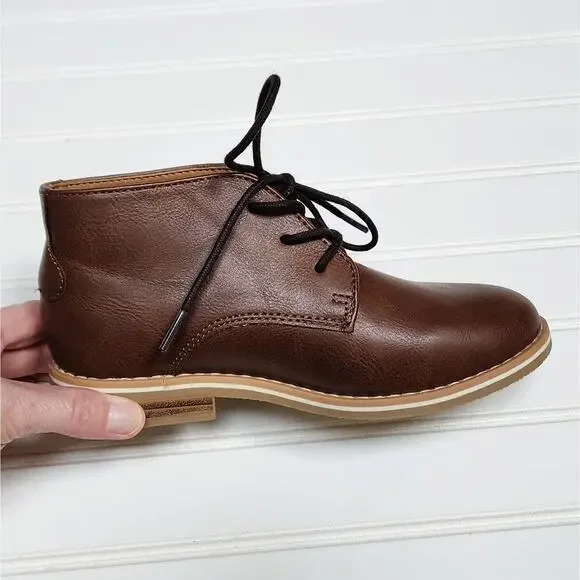 NWT Cat & Jack Filip Brown Chukka Boots - Picture 5 of 11